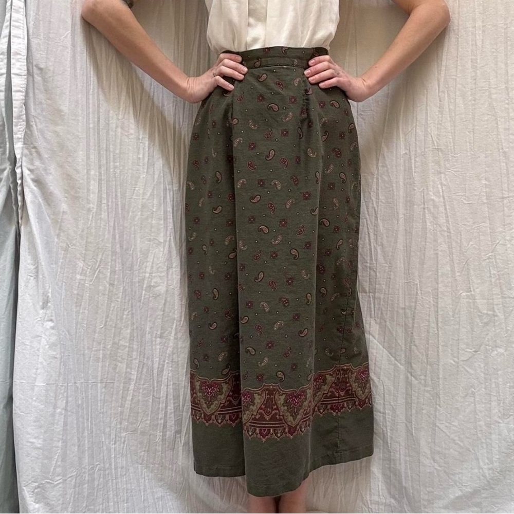 vintage maxi skirt
